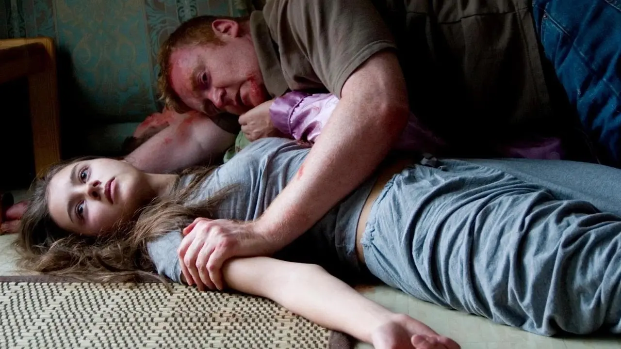 Andy attacks Judith during the final confrontation in Exhibit A 2007