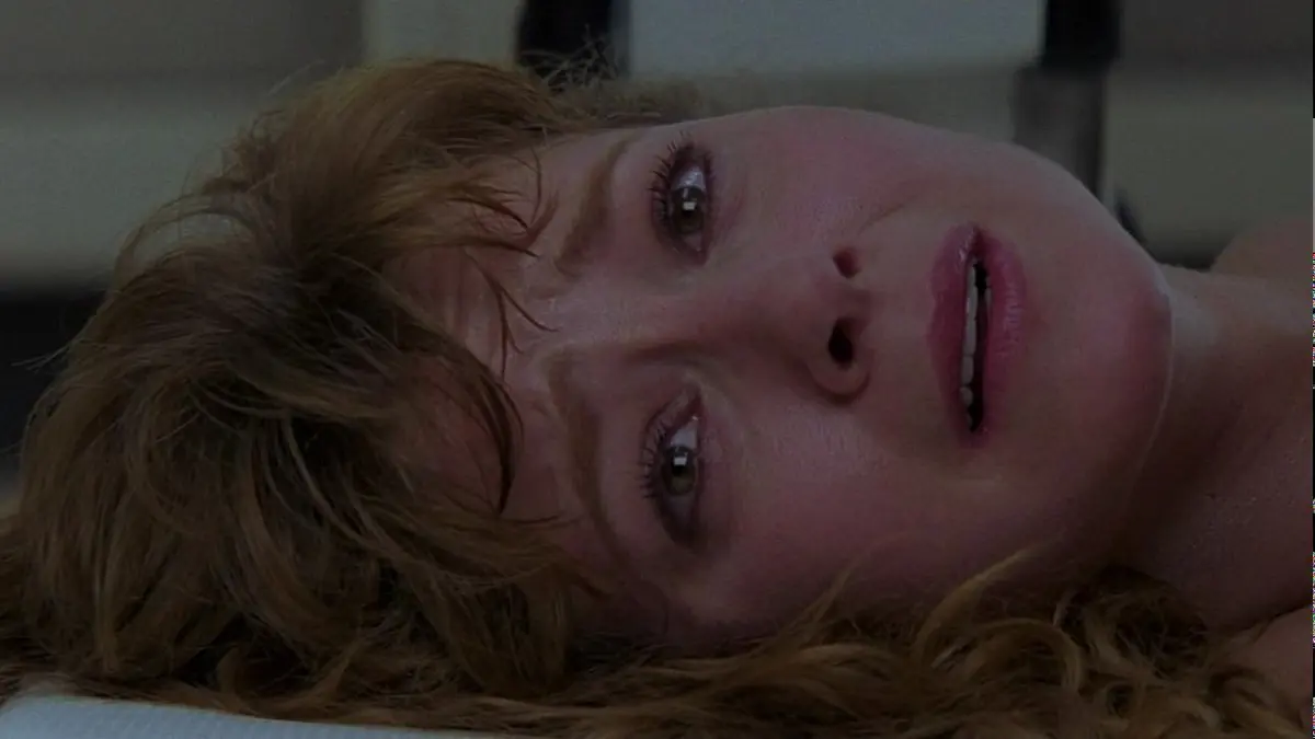 Bridget Bowman becomes ill after exposure to the mutagen in Leviathan 1989